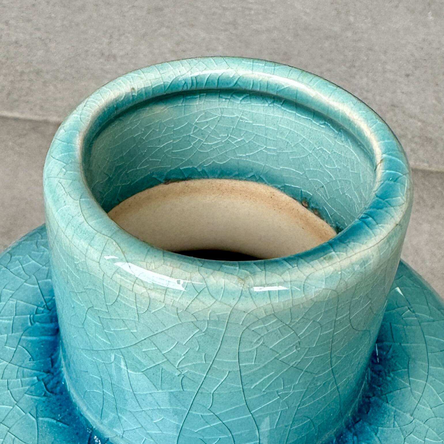 Ceramic Pot - Turquoise Blue - "The Sea"