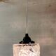 Paire de suspensions en verre holophane - mid. XXeme