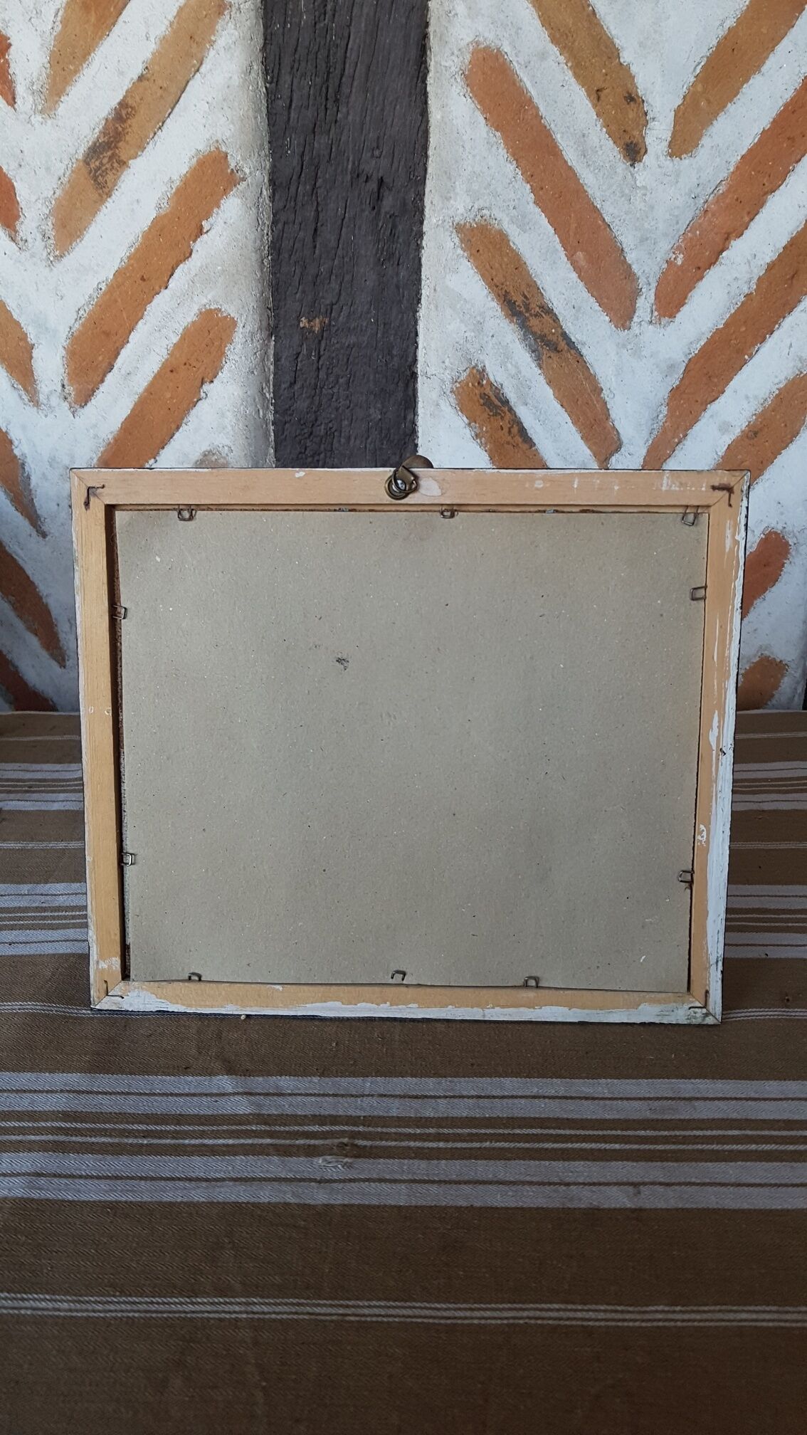 Tableau huile sur panneau marine