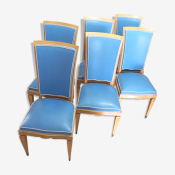 6 chaises années 40
