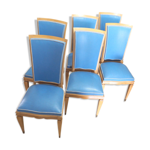 6 chaises années 40