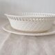 Basket and top in Wedgwood earthenware