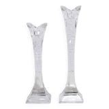 Pair of Nachtmann crystal candlesticks