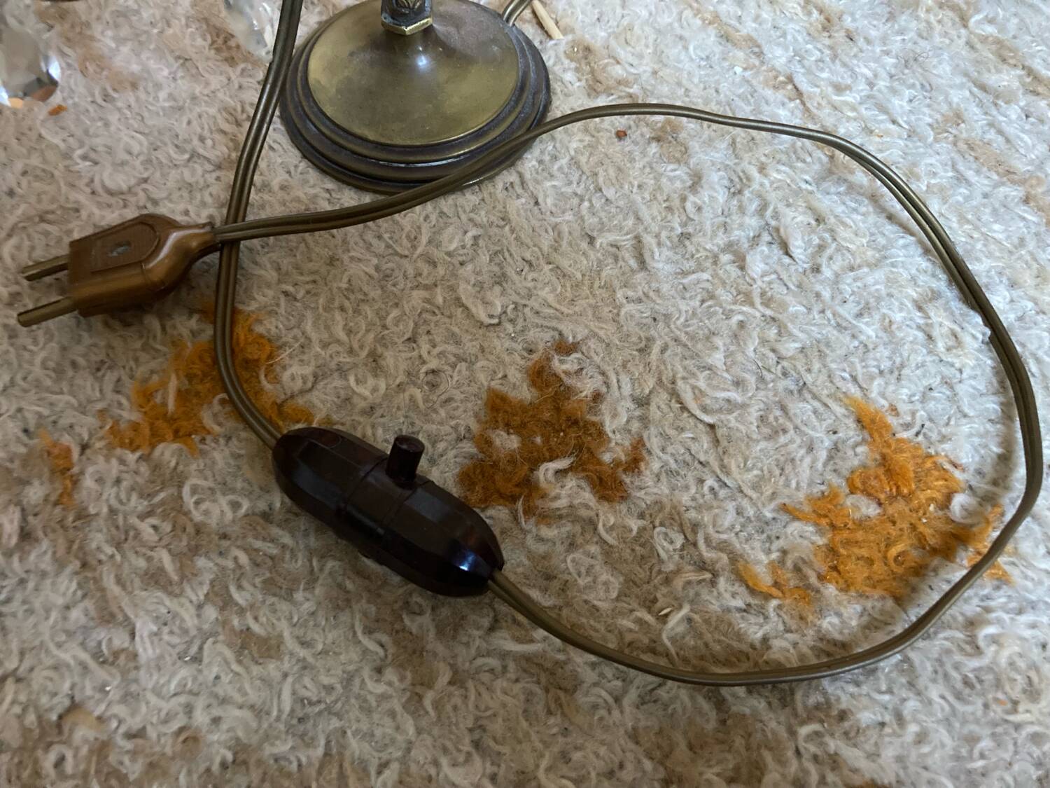 Pair of Italian bedside lamps from the 1950s