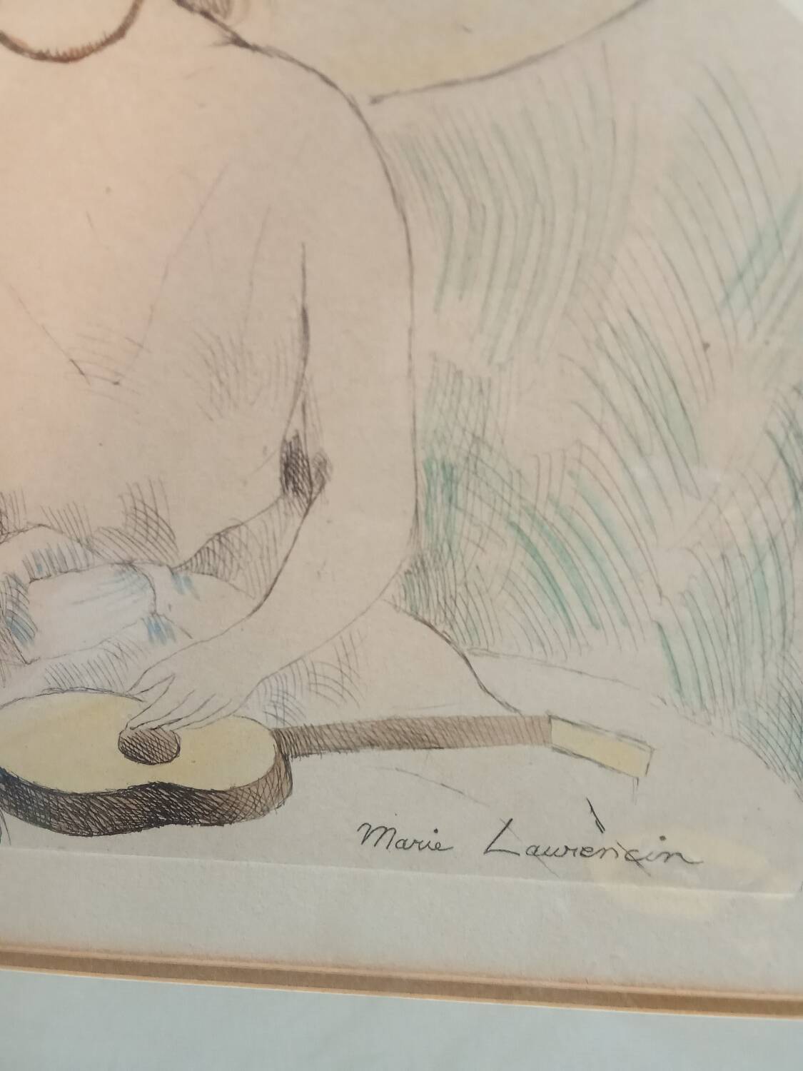 Original drawing by Marie Laurencin