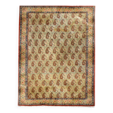 Large Oriental Rug Iran Ghoum, 4.07 x 2.45 M - Kurk Wool, Hand Knotted,