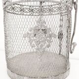 Grey metal decoration cage