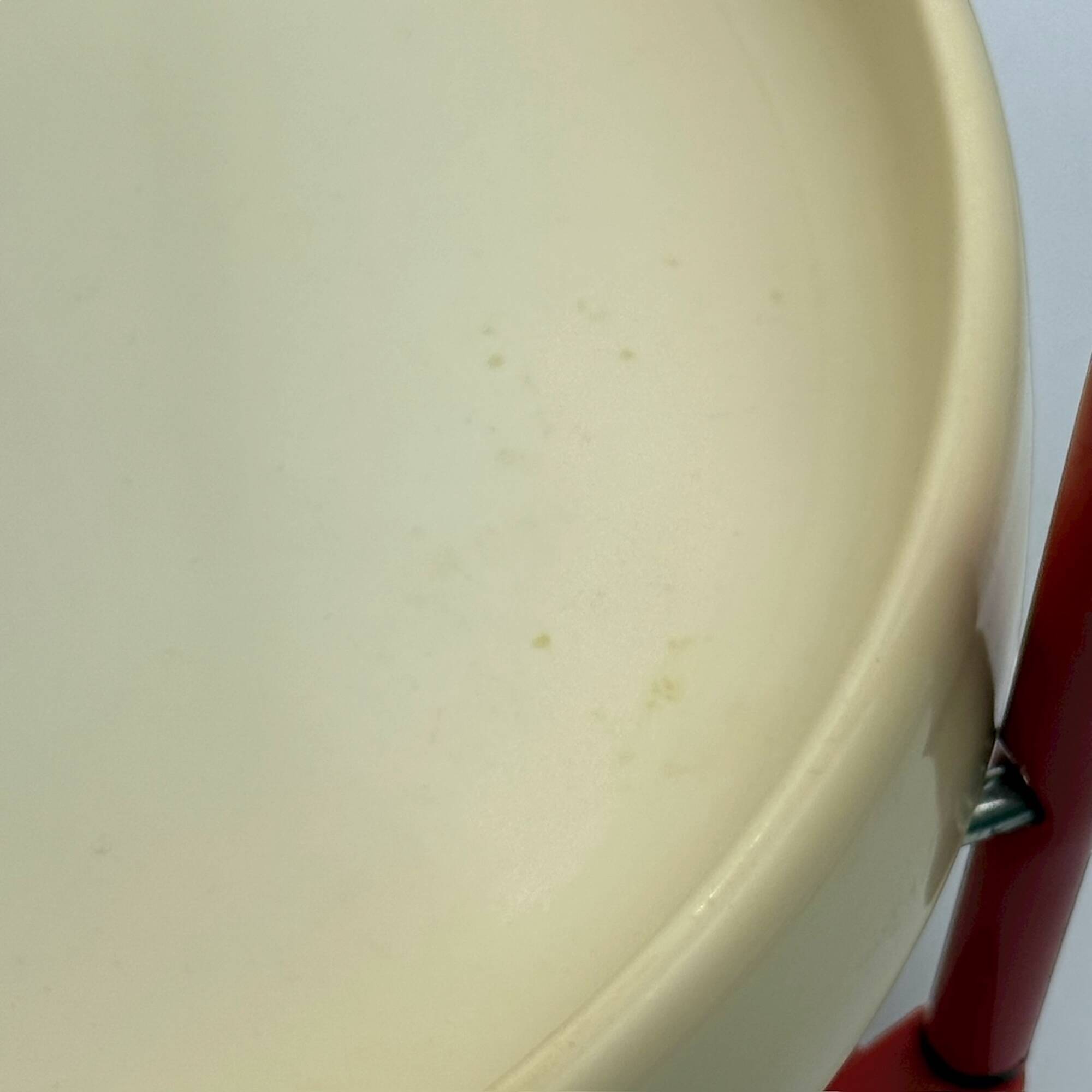 Vintage 1960s Red and Beige Bar Cart