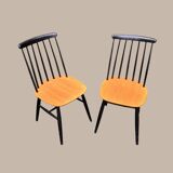 Two Scandinavian design chairs, Fanett style