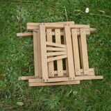 Wooden folding child chair