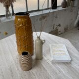 Vase jaune ocre Scheurich Germany
