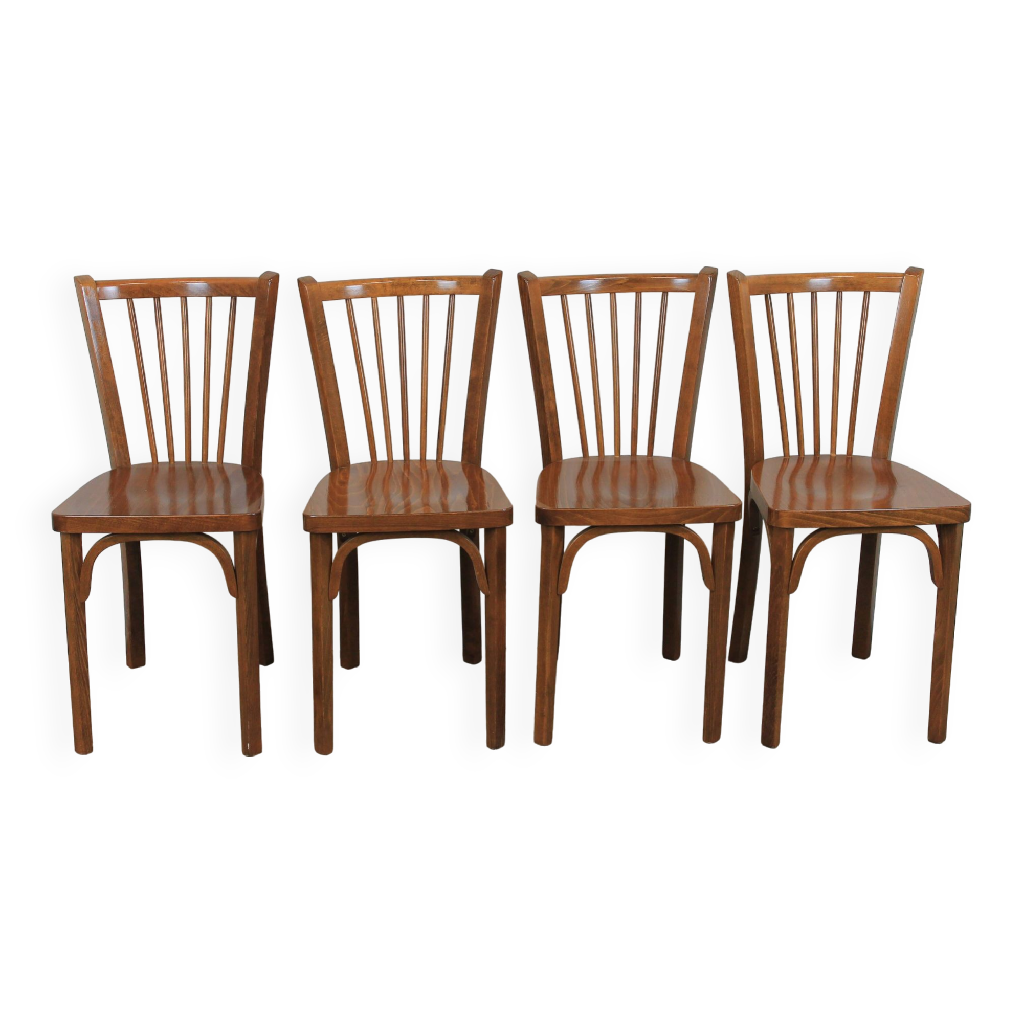 Set de 4 chaises bistrot Baumann n°56