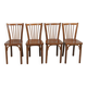Set de 4 chaises bistrot Baumann n°56