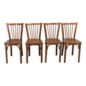 Set de 4 chaises bistrot Baumann n°56