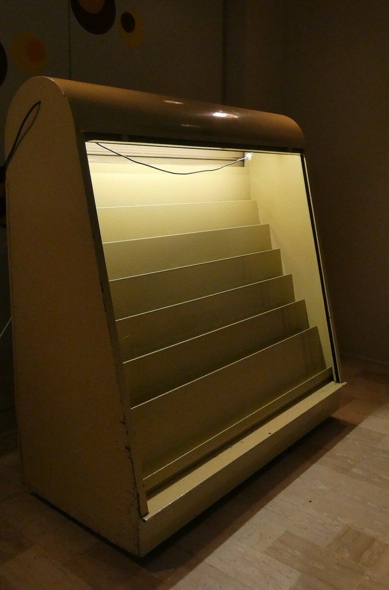 Painted iron display stand, Italy, 1960s.