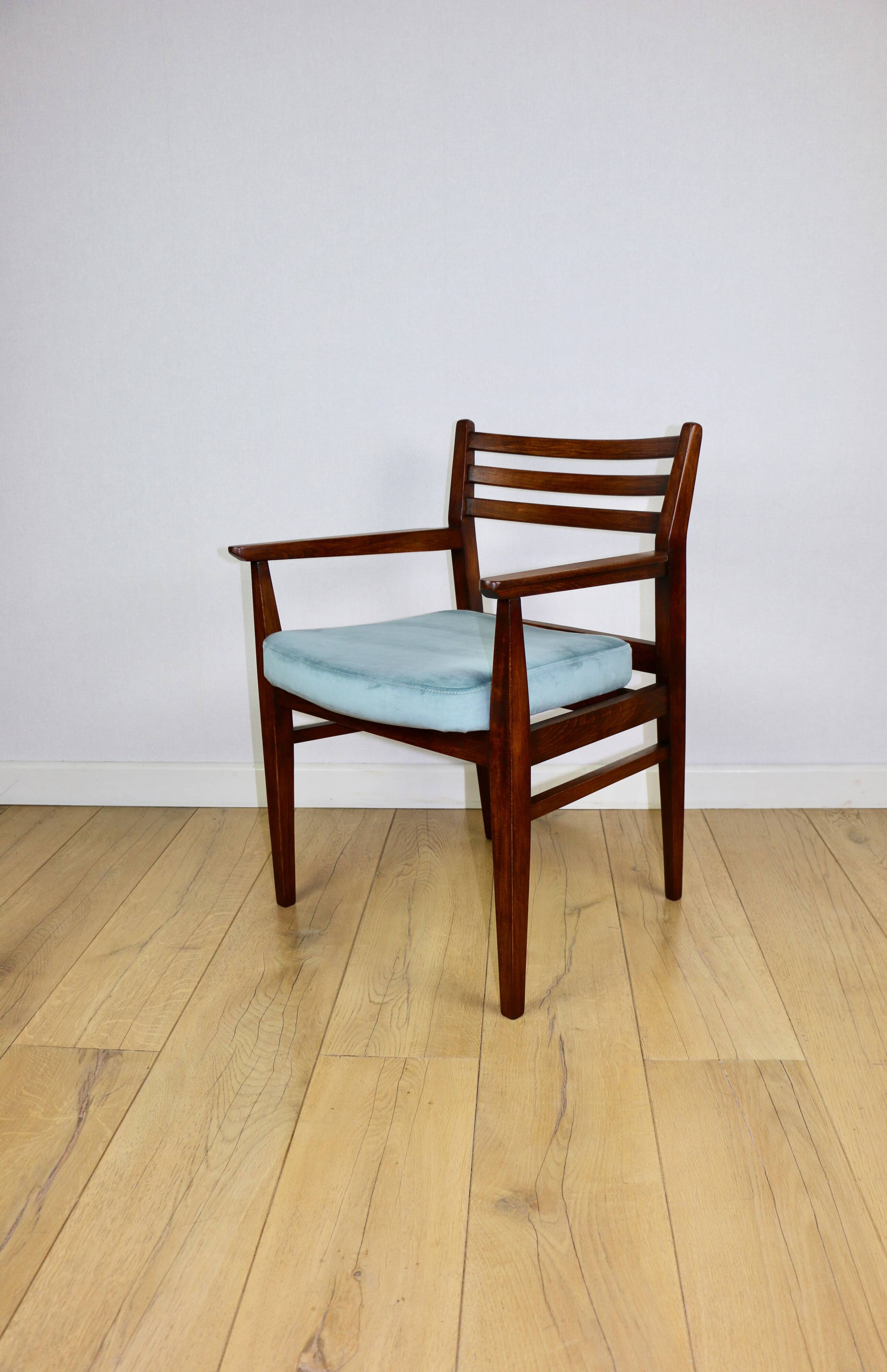 Office armchair vintage - sea turquoise