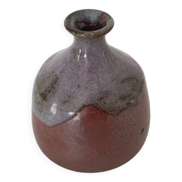 Petit Vase en céramique signé Montrond - Hauteur 9.5cm