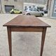 Old farmhouse table, one drawer 1m95