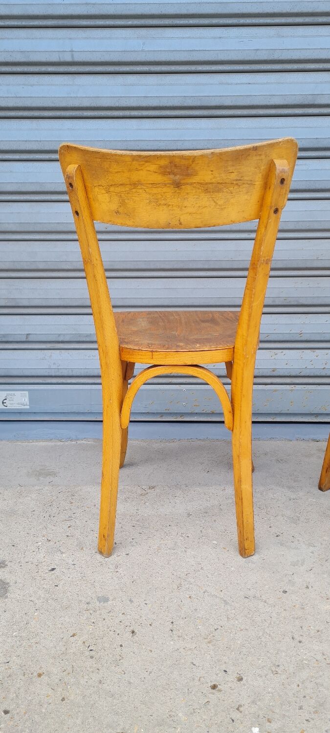 Set of 3 Baumann bistro chairs