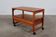 Table d'appoint en teck vintage, chariot de service, design danois MCM