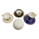 Lot de 3 tasses, leurs soucoupes et une bonbonnière