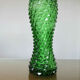 Empoli bottle made in Italy diamond tip glass 1970