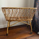 Berceau rotin vintage