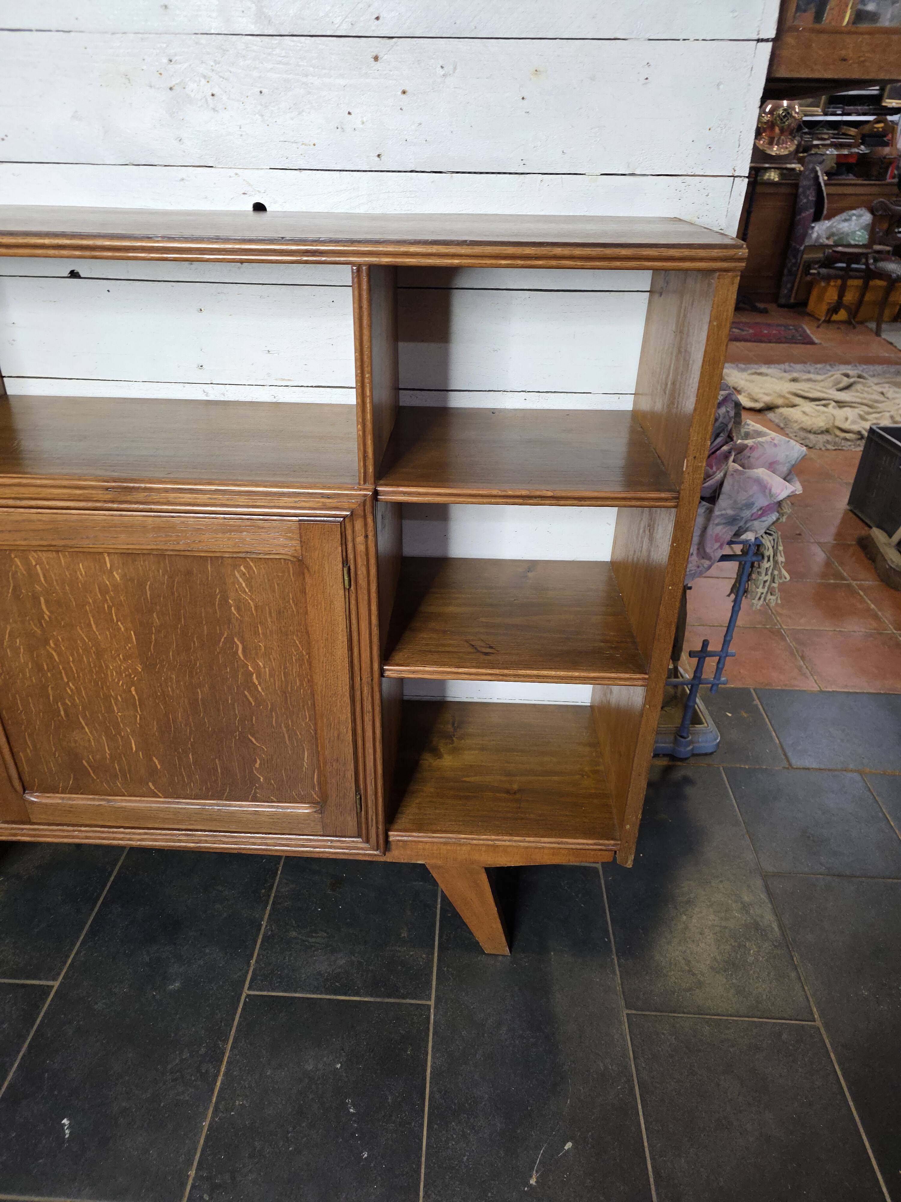 Vintage 60s bookcase sideboard