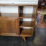 Vintage 60s bookcase sideboard
