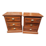 Lot tables de chevet