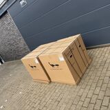 Vitra Eames Lounge Chair XL + Ottoman, Cognac leather & Santos Rosewood