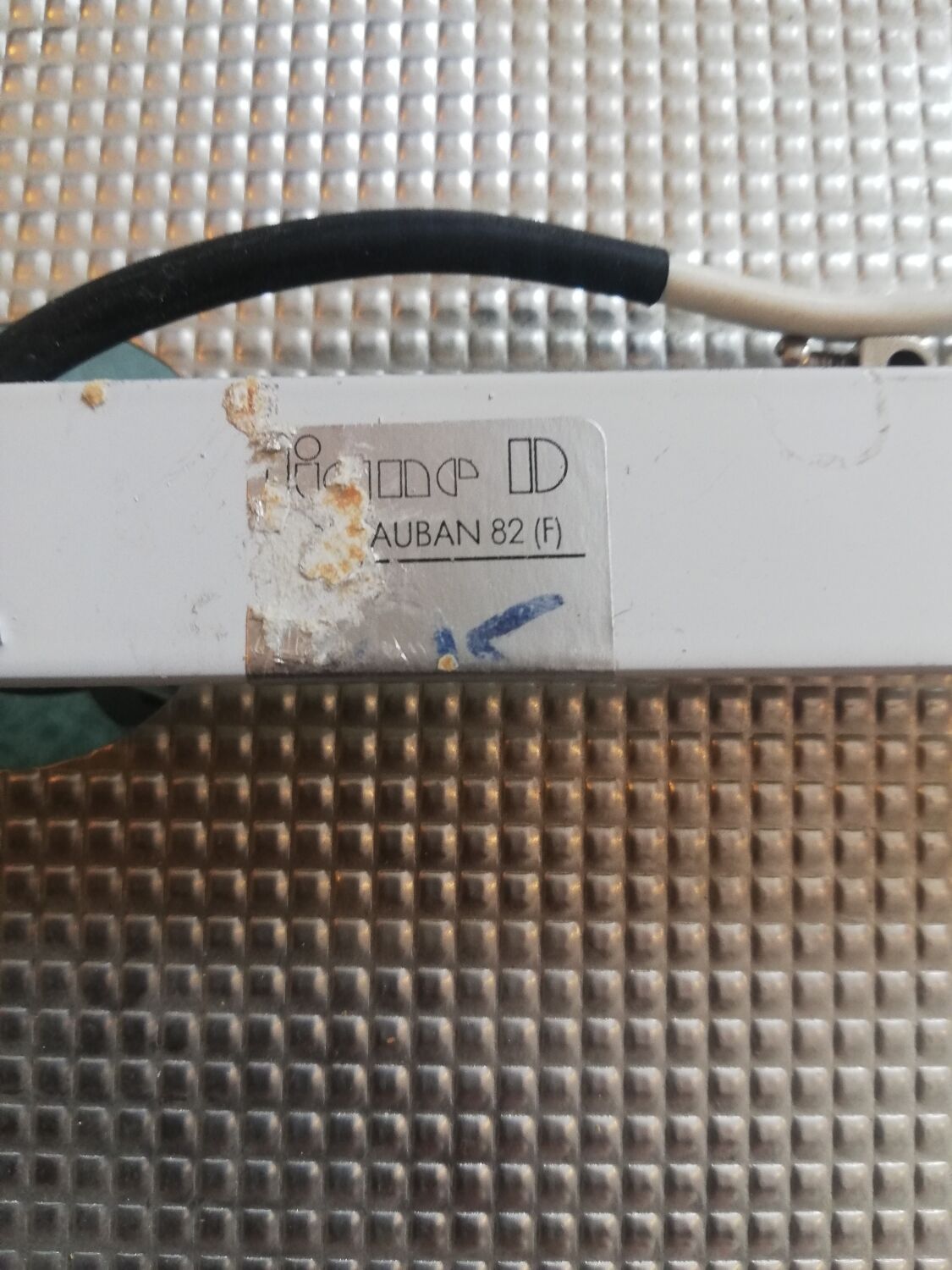 White opaque glass ceiling light and golden metal sun