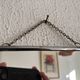 Vintage 1960 triptych barber mirror silvered Arpin - 28 x 70 cm