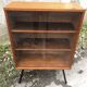 Vintage library showcase with 60s sliding doors