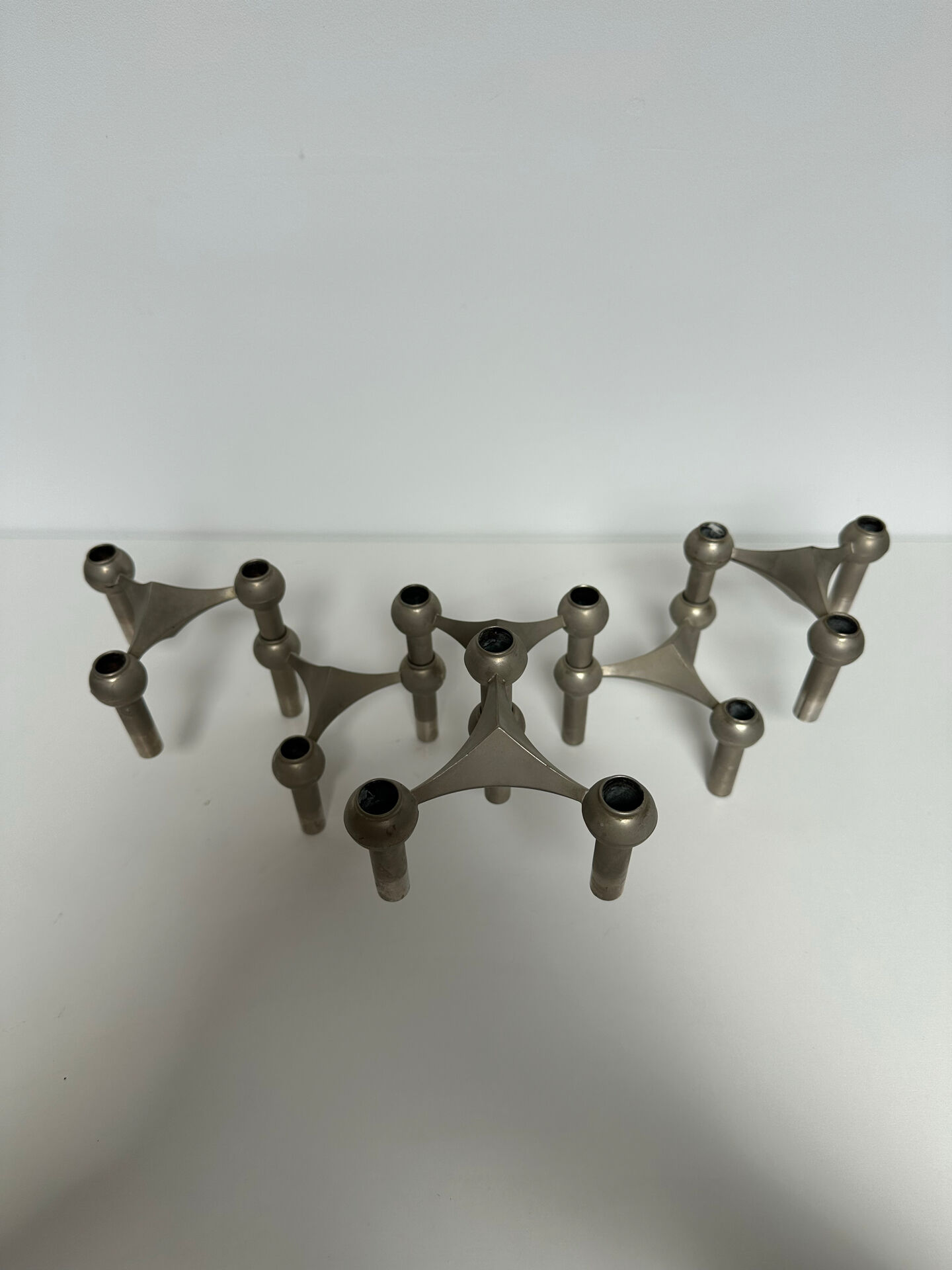 6 Nagel S22 candle holders, vintage
