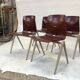 Lot of 4 vintage chairs Galvanitas S22 in the Netherlands