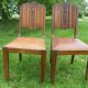 Set de 4 chaises art-deco circa 1940