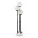 1970s Italian Murano Glass, Chrome and Marble Three-Light Floor Lamp