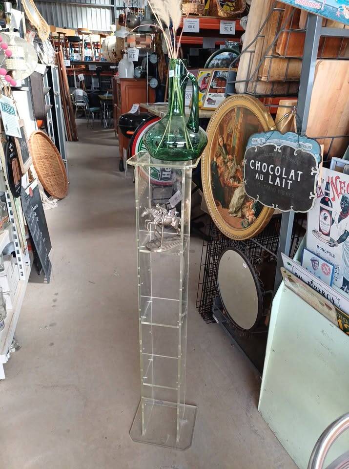 Etagère vintage en plexiglas