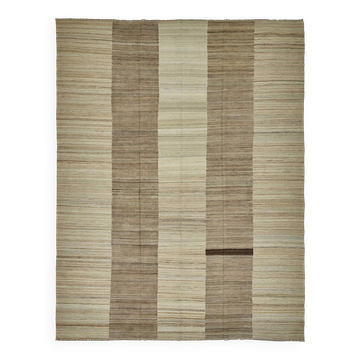 Kilim décoratif tribal contemporain 275 cm x 350 cm