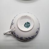 Sarreguemines Porcelain Tea Cup and Saucer