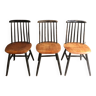 3 chaises fanette d’Ilmari Tapiovaara