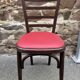 Set de 6 Chaises bistrot Brasserie bentwood bistrot chair shabby chic baumann Thonet simili cuir