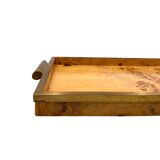 Hollywood Regency Lucite & Brass Picture Frame – In the Manner of Gabriella