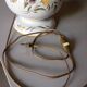 Lampe ancienne en faïence d'art de Rodez