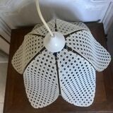 Vintage canine rattan hanging