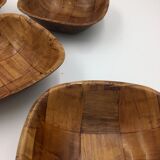 Set of 5 banana leaf dishes