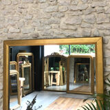 Antique mirror, mercury ice 174,5cm/111cm