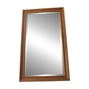 Grand miroir doré biseauté
