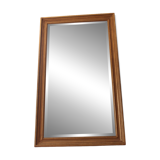 Large bevelled gold mirror